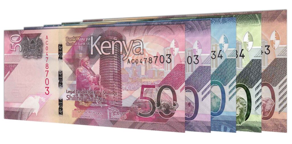 Kenyan Shilling banknotes