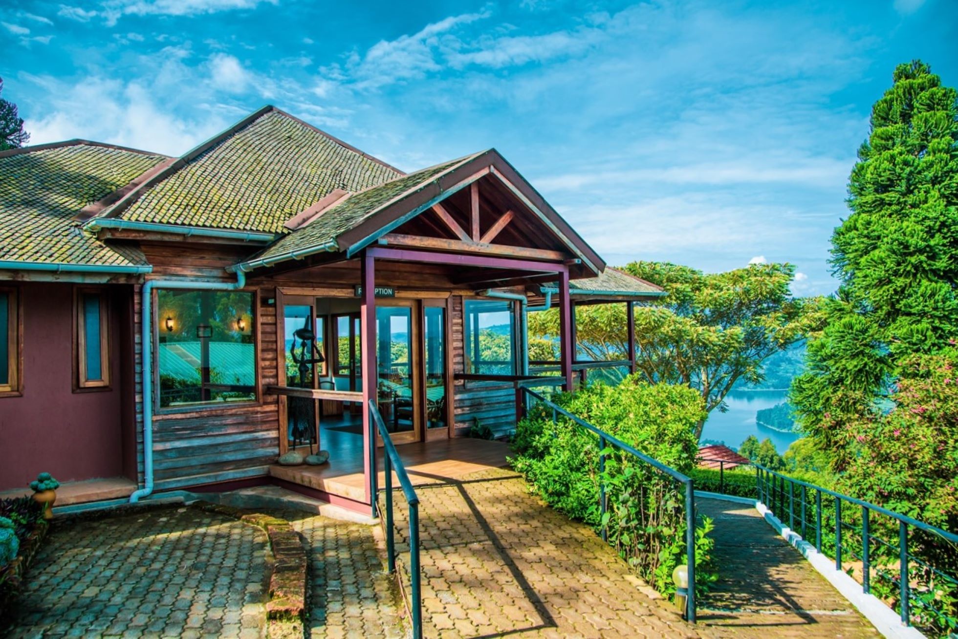 Lake Bunyonyi lodge island Uganda