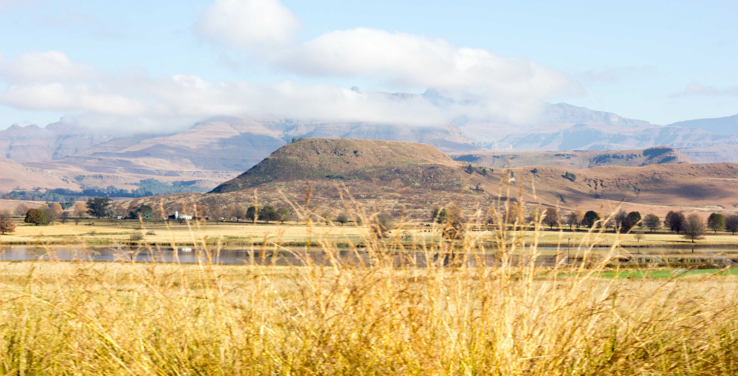 Drive to Underberg in southern Drakensberg