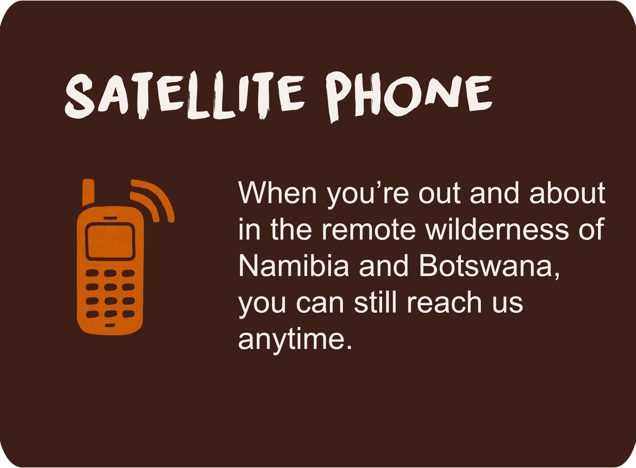 Satellite phones