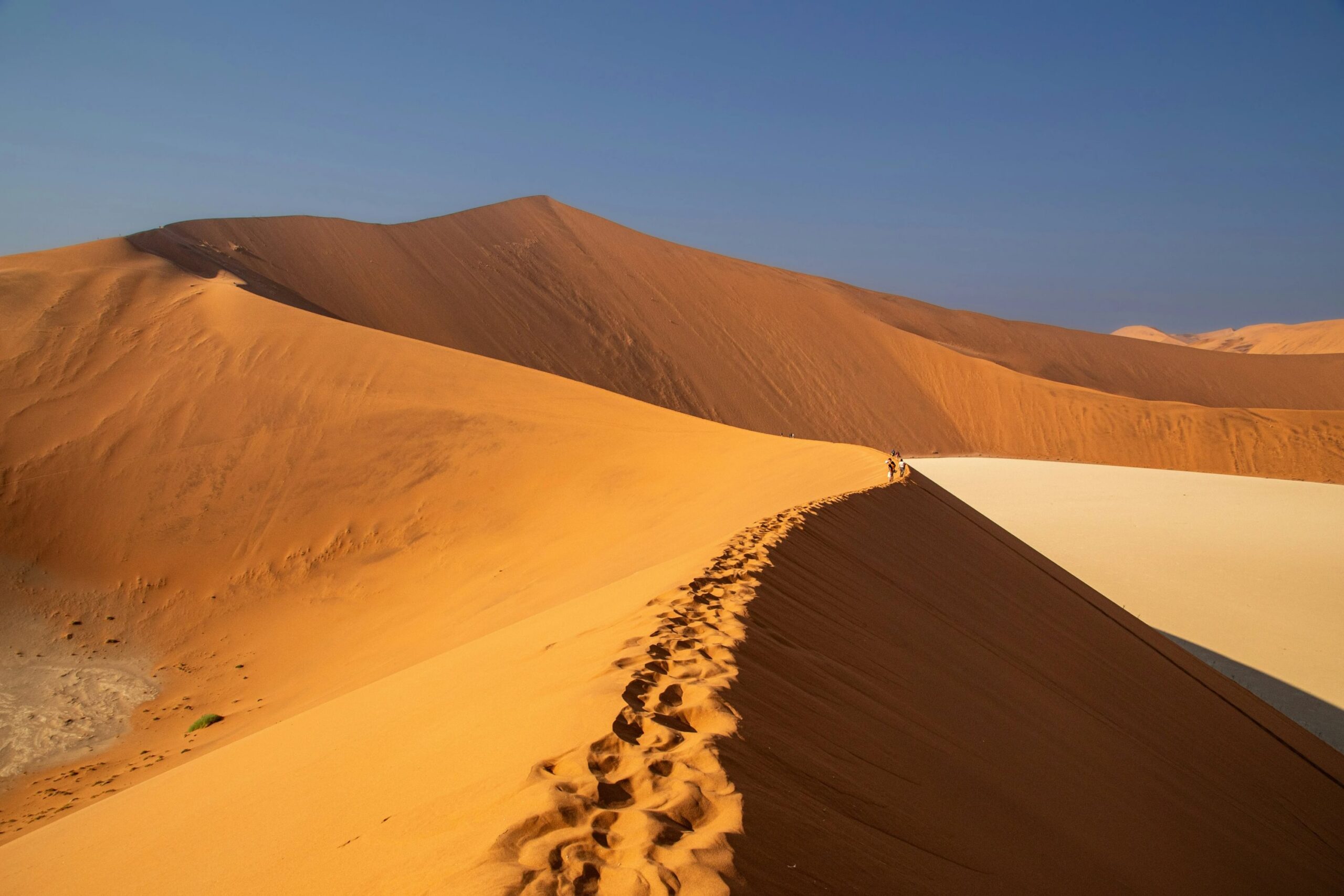 Climbing the ridge of Big Daddy dune - Website pics